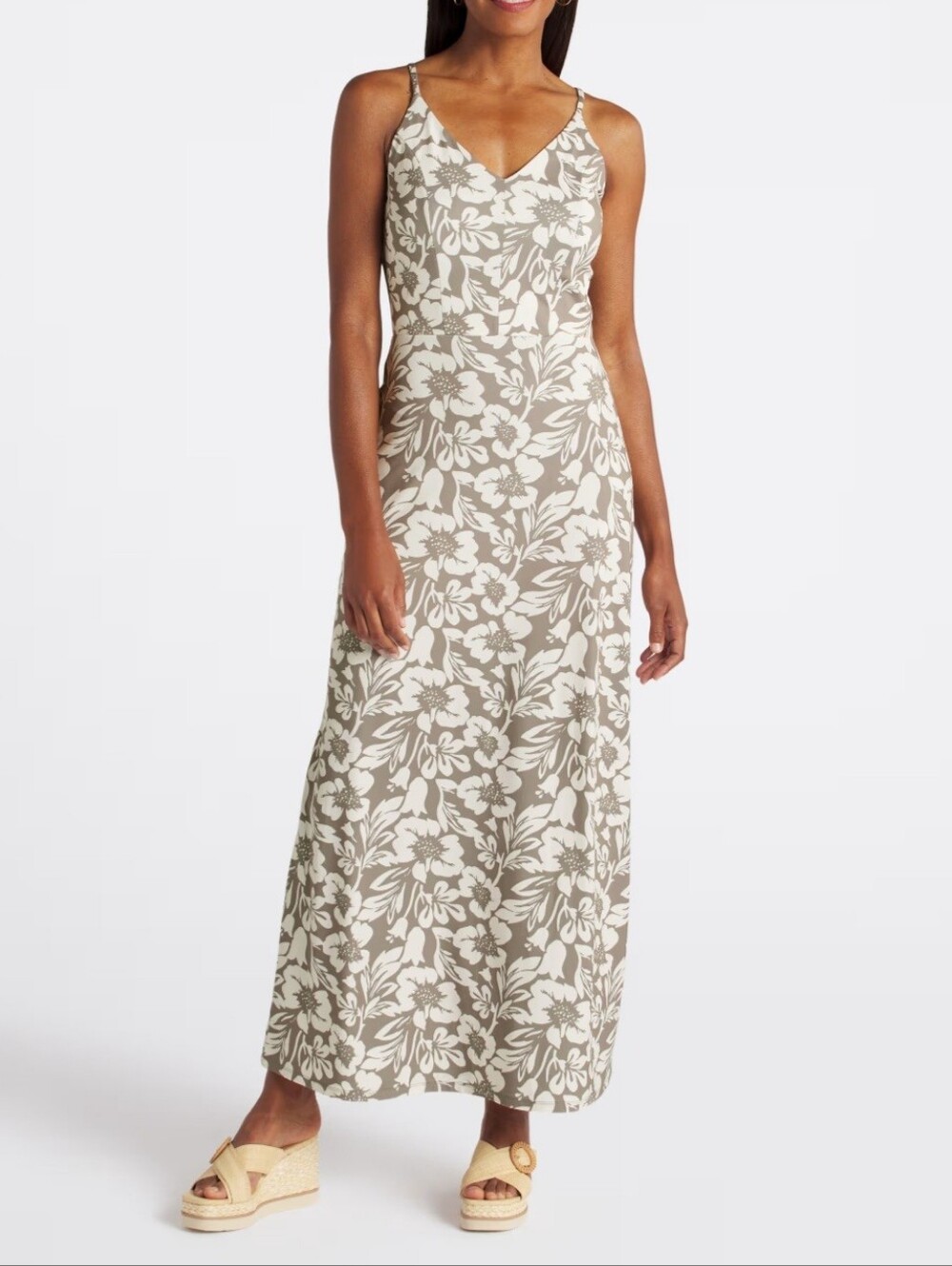 Alisha Knit Strappy Back Maxi Dress